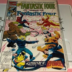 The New Fantastic Four Versus The Fantastic Four #374 March 1993 Marvel Comics